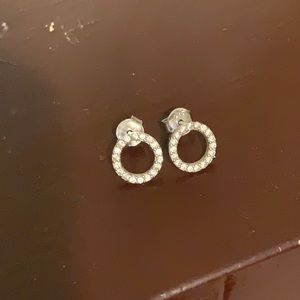 Circle Sterling Silver Earrings